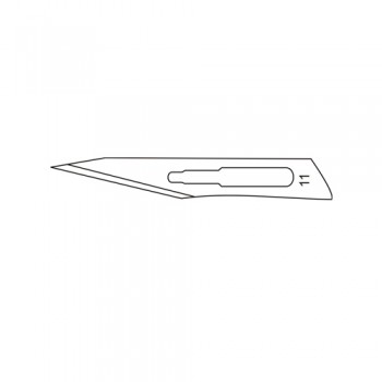 Scalpel Blade No. 11 Pack of 100 Stainless Steel,